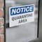 Signmission Quarantine Area, 5 in W x Rectangle, Vinyl Decal OS-2PACK-NS-D-35-L-17934 - alternate 2